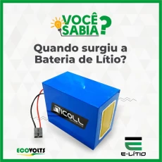 QUANDO SURGIU A BATERIA DE LÍTIO?