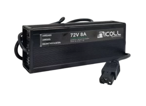 Carregador Tripolar Bateria de Lítio 72V 8Ah Nicoll